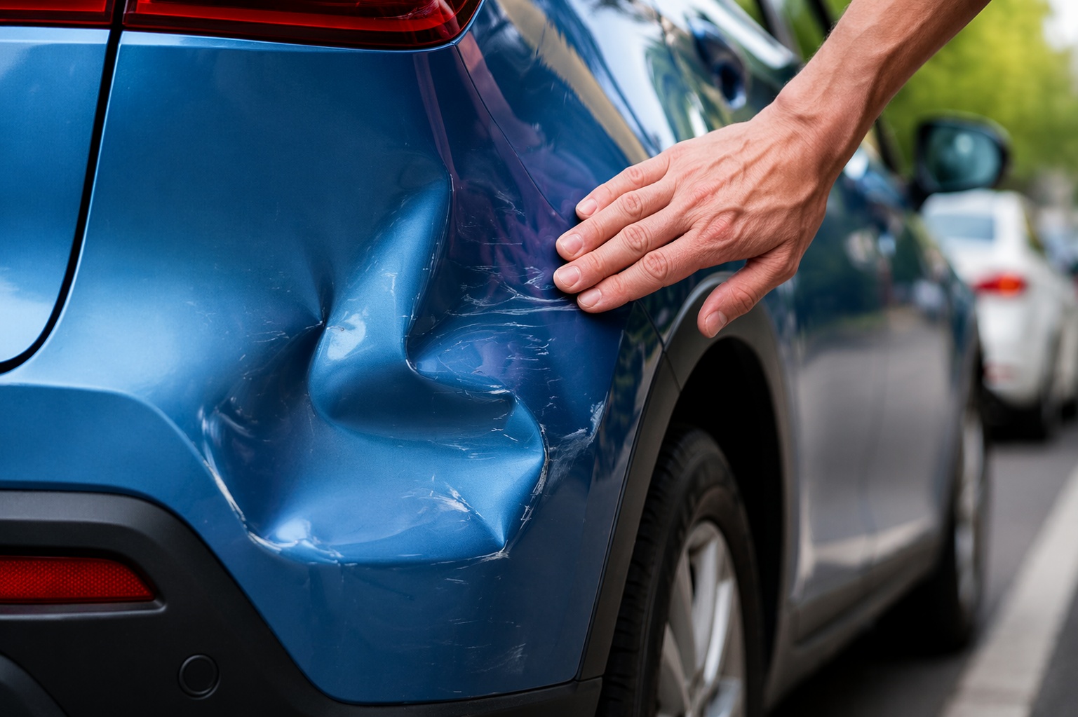 Dent removal example